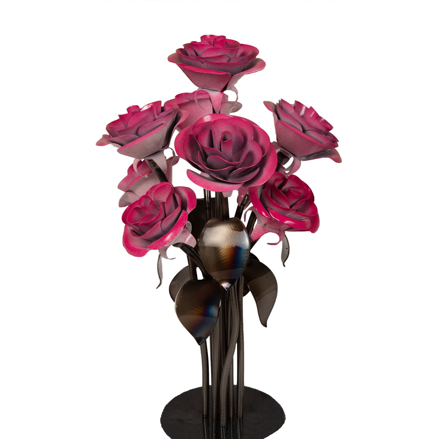 Hand-Forged Floral Centerpiece for Weddings and Anniversaries