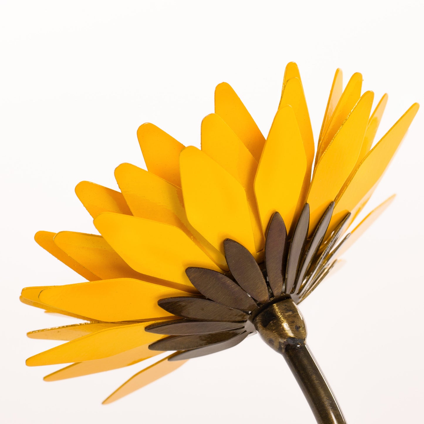 Personalized Gift Hand-Forged Wrought Iron Metal Sunflower