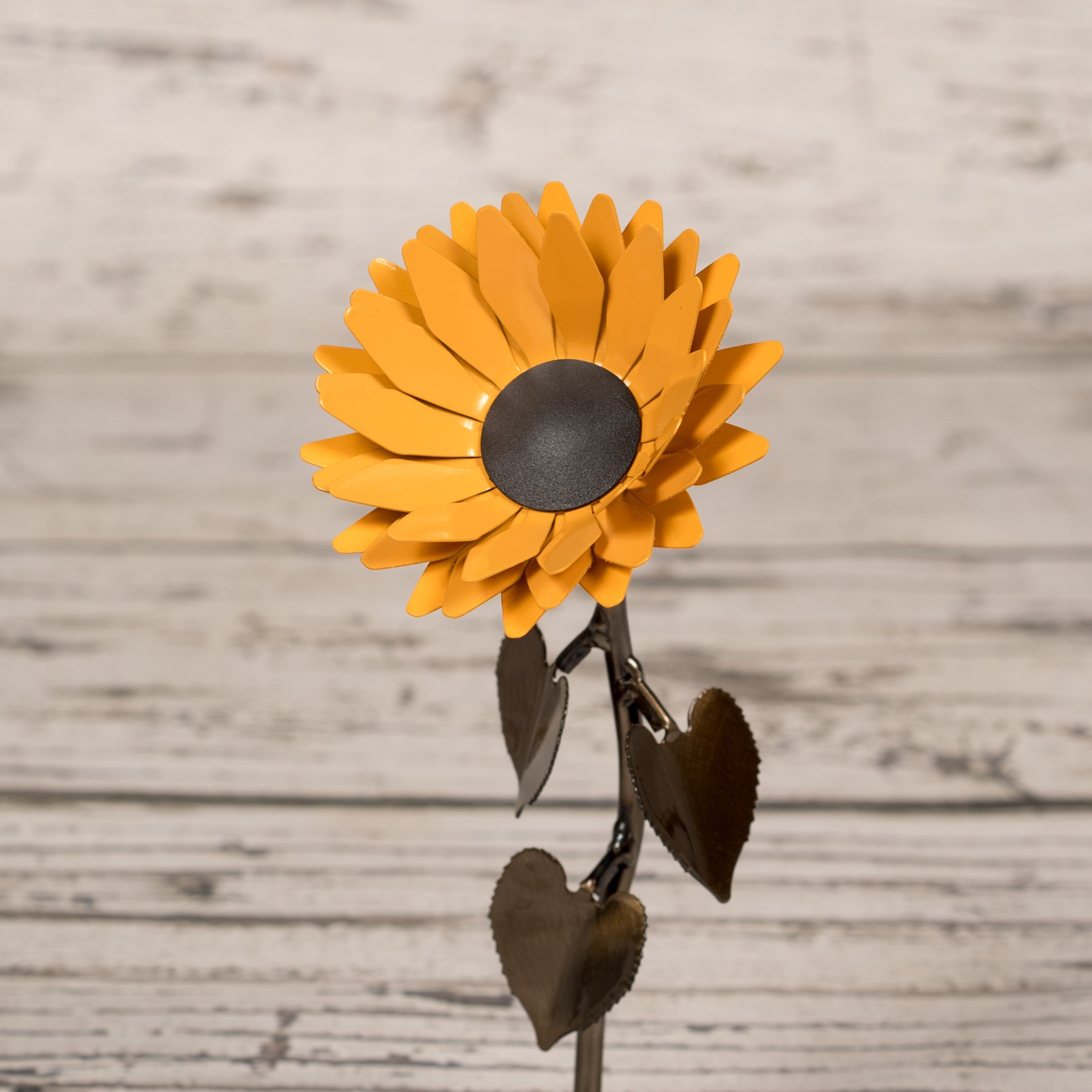 Personalized custom gift hand wrought iron metal outlet sunflower