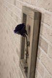 Personalized Gift - Framed Purple Metal Rose for Iron 6th Anniversary