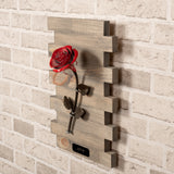 Personalized Gift - Framed Red Metal Rose for Iron 6th Anniversary
